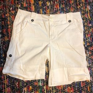 EUC white shorts